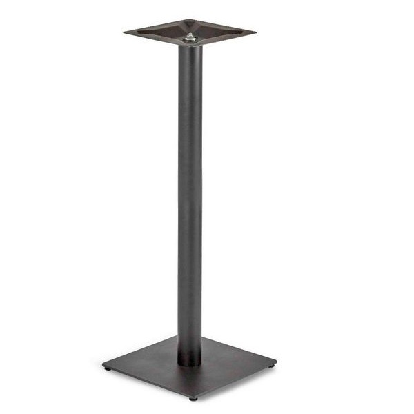 Profile Black Large Table Base Round column - Poseur Height