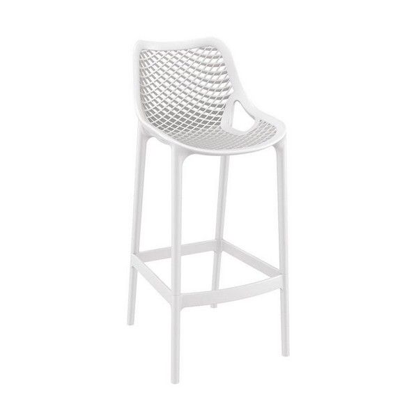 Spring 750mm - Outdoor High Stools - White