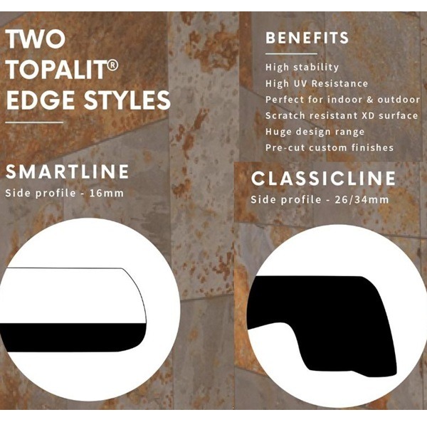 Topalit Smartline Table Tops - Benefits