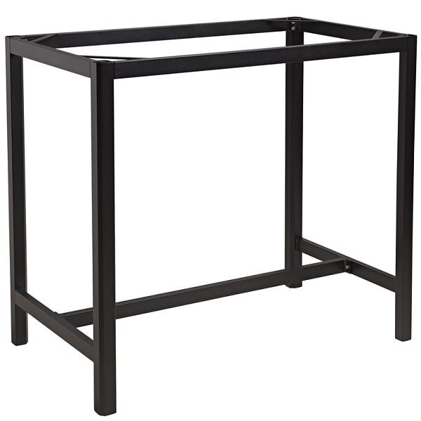 Troy Rectangular 4 Seater Poseur Table Base - Poseur Height