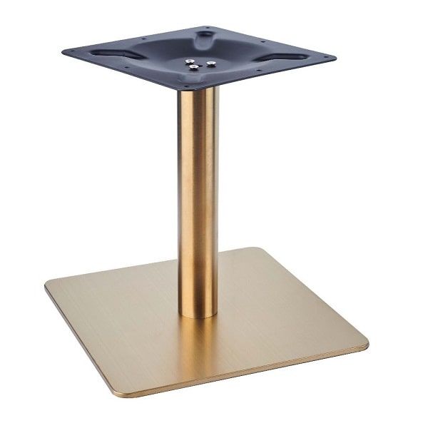 Vintage Brass Table Bases - Small Square - Coffee Height