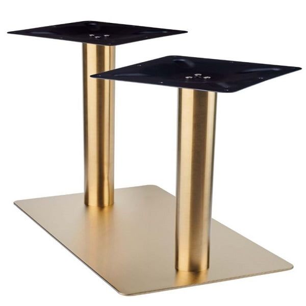 Vintage Brass Table Bases - Twin - Coffee Height