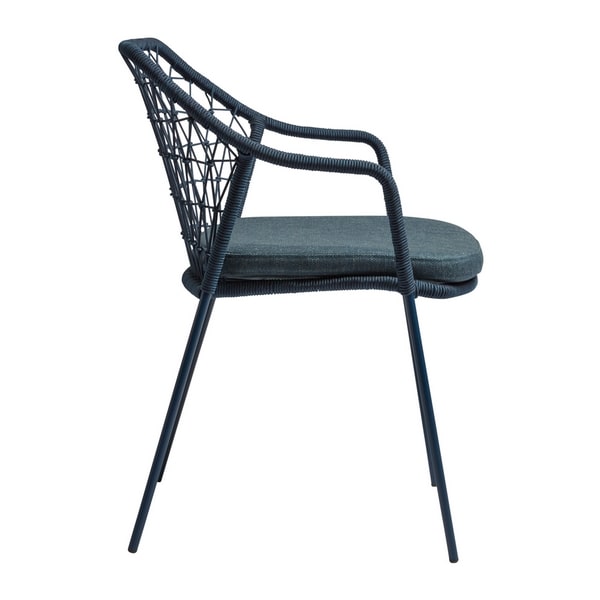 Klein ArmChair - Blue Side View