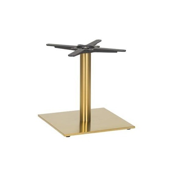 Midas Small Square Table Base - coffee Height