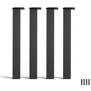 Single Pin Box Industrial Metal Table Legs