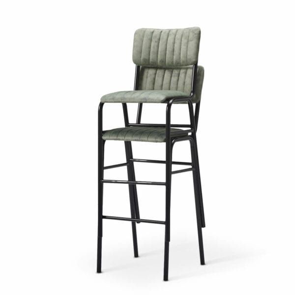 Bourbon Set - Bar Chairs With Round Table