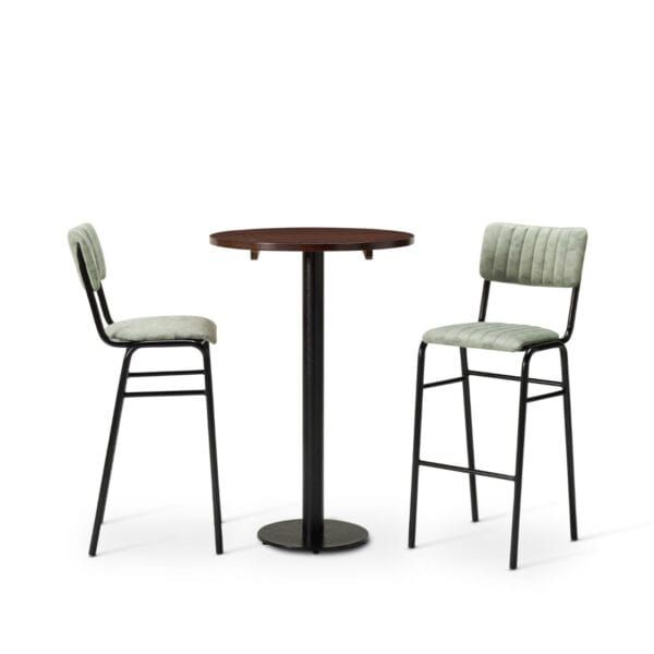 Bourbon Set - Bar Chairs With Round Table