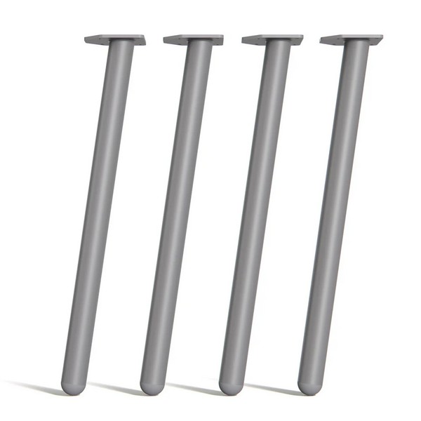 Single Pin Round Legs - 71cm - Grey