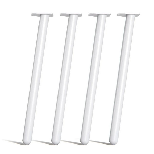 Single Pin Round Legs - 71cm - White