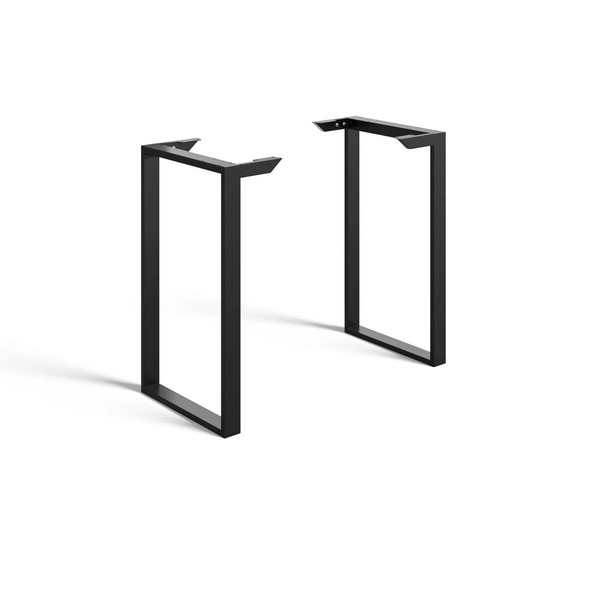 Square Industrial Legs - Bar - Black