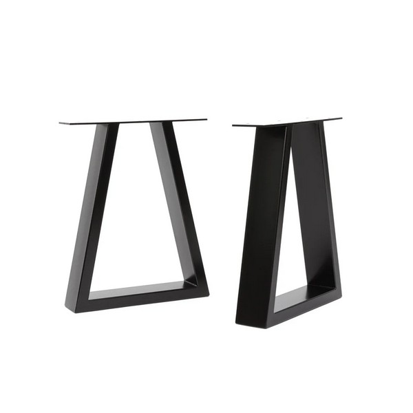 Trapezium Industrial Legs - Bench -Black