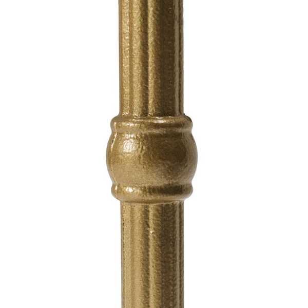 Gold dining height Bistro base - Stem Detailed