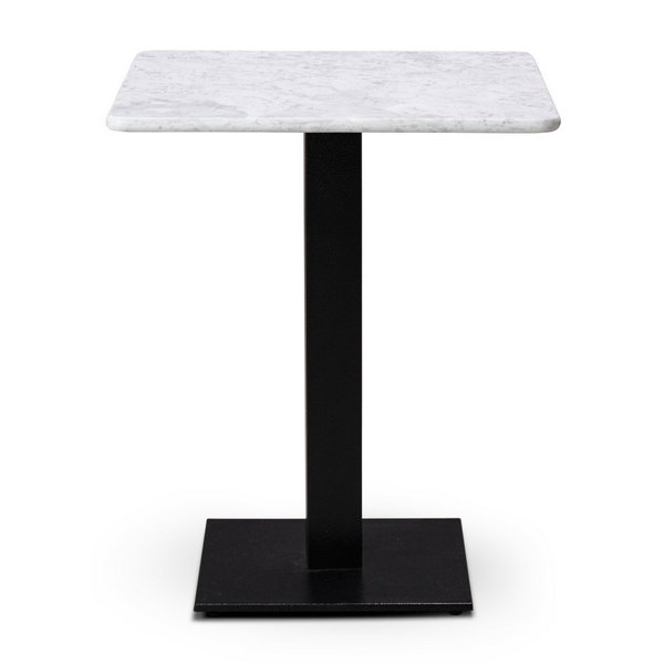 Forza Solid Marble Dining Height Table - Square Top, Base