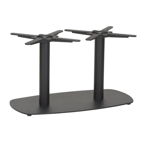 Vega Twin Rectangular Table Base - Coffee Height