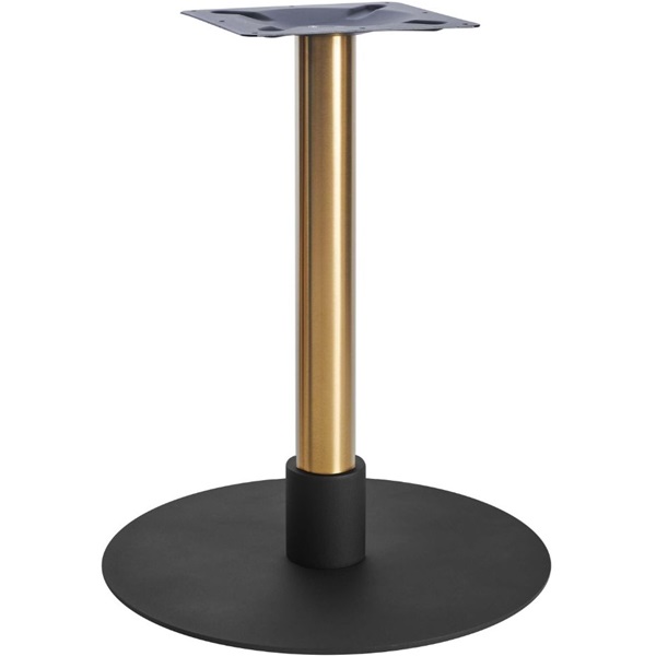 Atlas Small Bar Table Bases - Brass Column