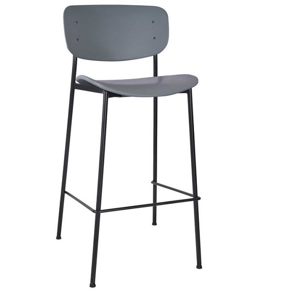 Greenwich High Stool - Grey