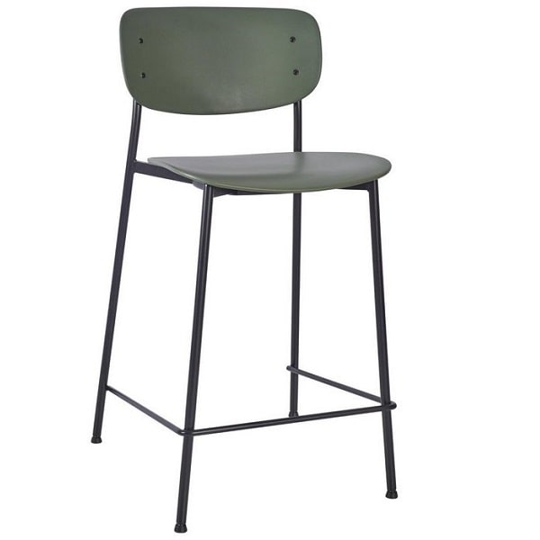 Greenwich Mid Height Stool - Green