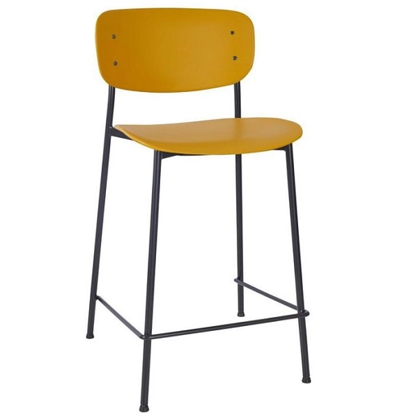 Greenwich Mid Height Stool - Mustard