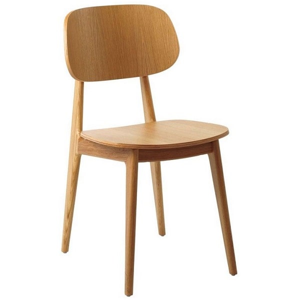 Relish Oak Dining Chairs - Wood Seat