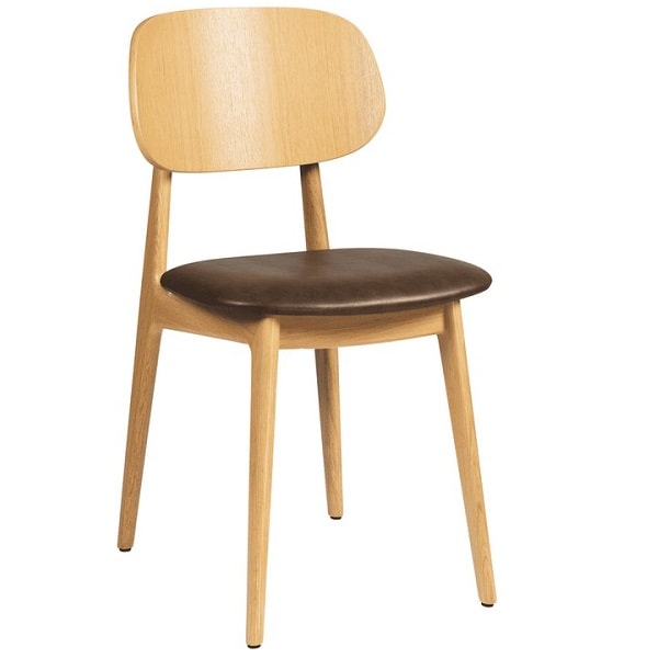 Relish Oak Dining Chairs - Vintage Brown