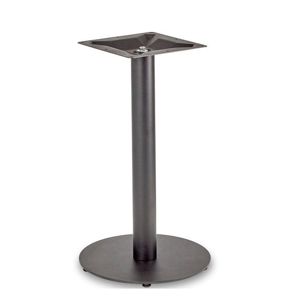 Flat Profile Round Bar or Restaurant Tables - Restaurant Height Base