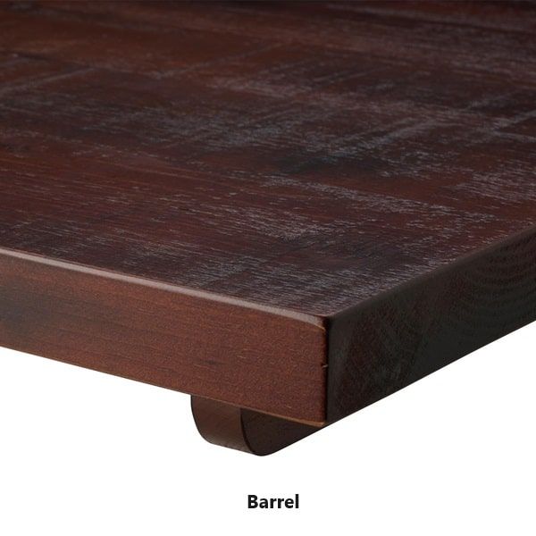 Rustic Wooden Table Tops - Barrel