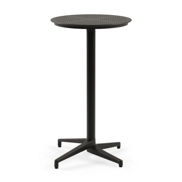 Boom Flip Top Poseur Table - Black