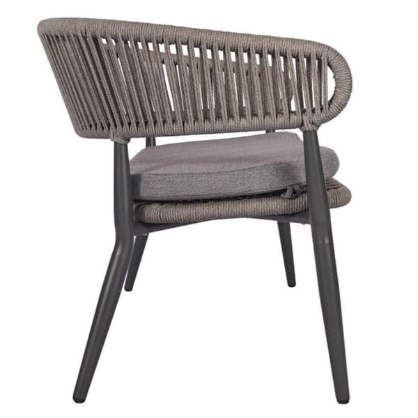Madrid 2 Seater Outdoor Lounge Sofa - Side View