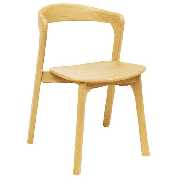 Nina Oak Wooden Stacking Chairs - Natural