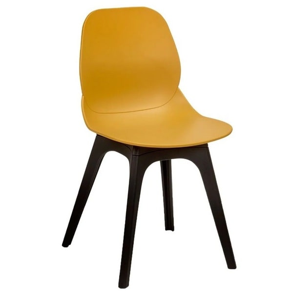 Shoreditch Side Chair - R Frame - Mustard