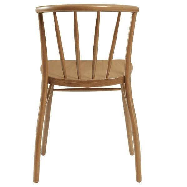 Albany Spindle Back Restaurant Dining Chairs - Antique Oak